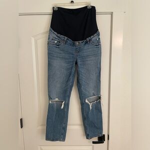 Abercrombie & Fitch Maternity Distressed Jeans